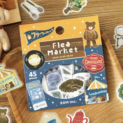BGM - Flake Stickers - Retro Stroll - Flea Market