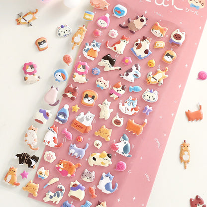 BGM - Squishy 3D Sticker Sheet Vol. 2 - Mini Cat