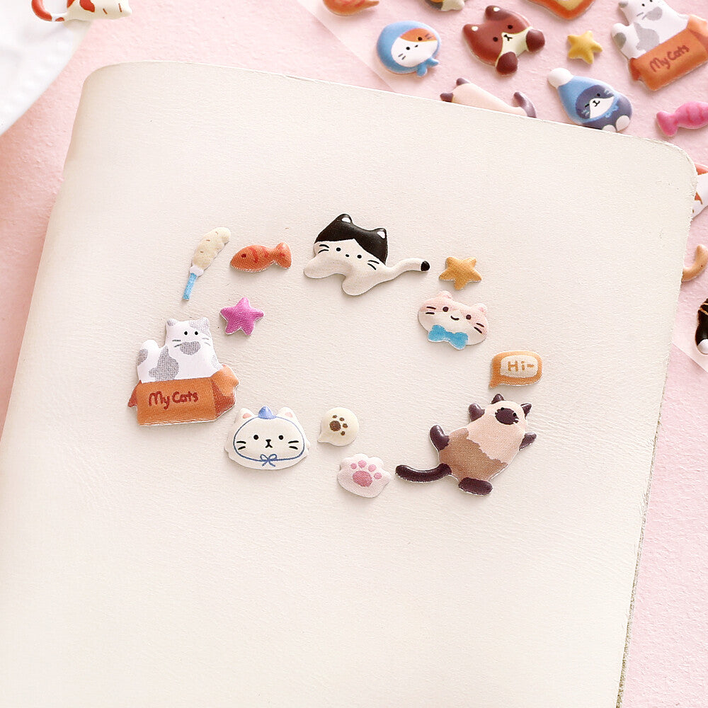 BGM - Squishy 3D Sticker Sheet Vol. 2 - Mini Cat