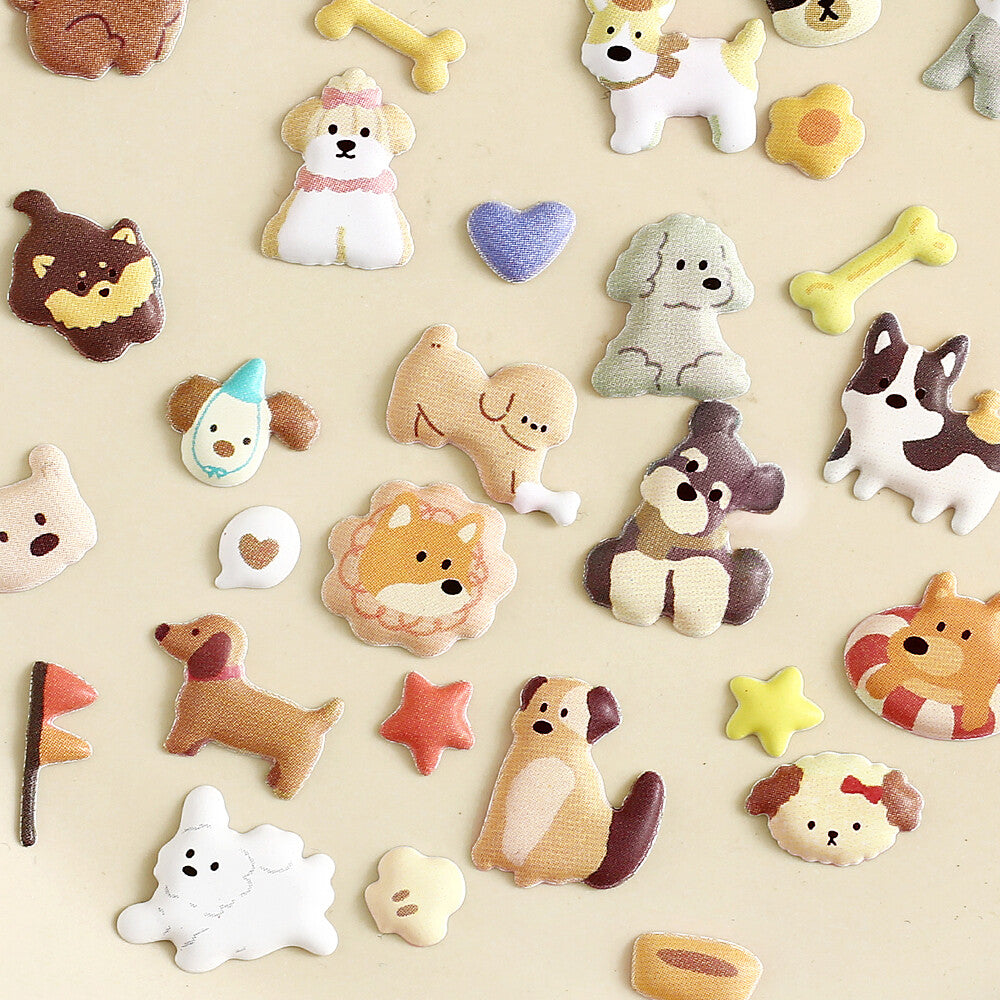 BGM - Squishy 3D Sticker Sheet Vol. 2 - Mini Dog