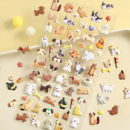 BGM - Squishy 3D Sticker Sheet Vol. 2 - Mini Dog