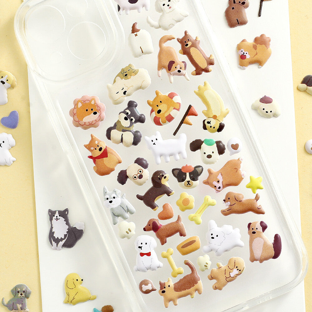 BGM - Squishy 3D Sticker Sheet Vol. 2 - Mini Dog