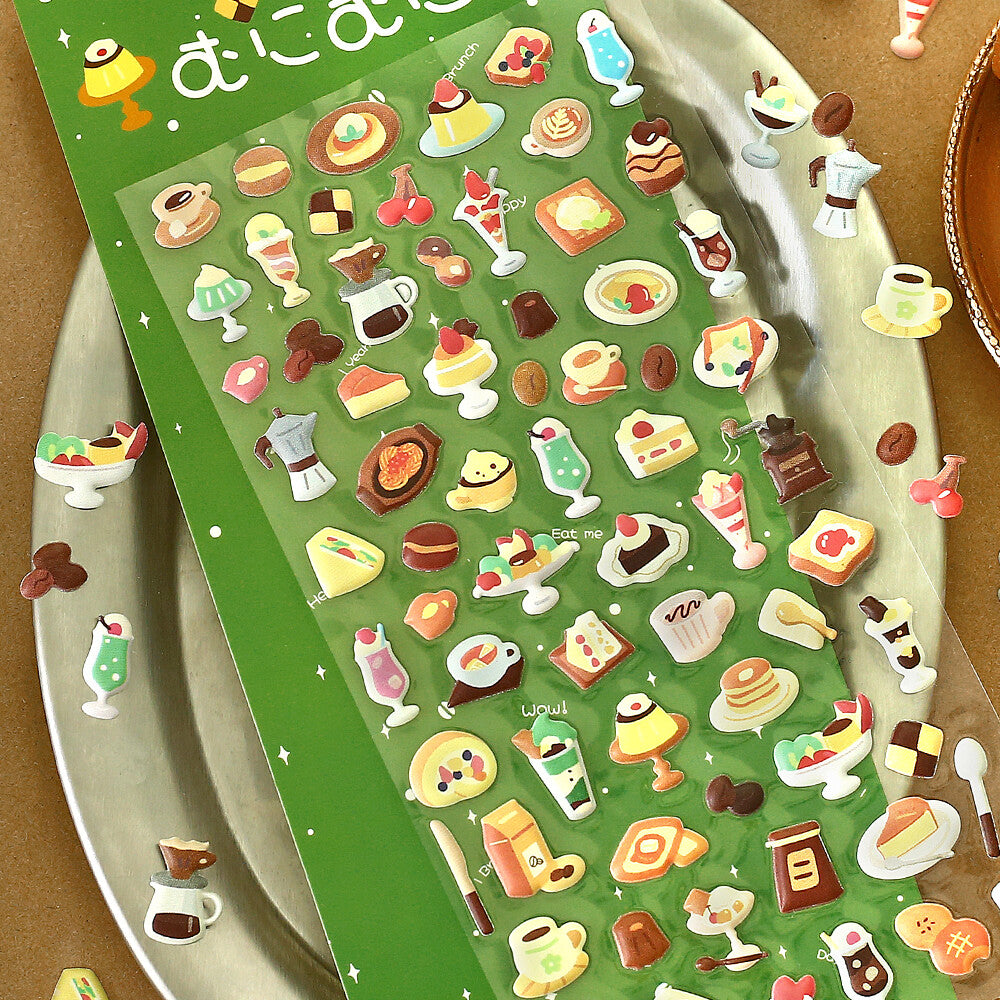 BGM - Squishy 3D Sticker Sheet Vol. 2 - Mini Retro Cafe