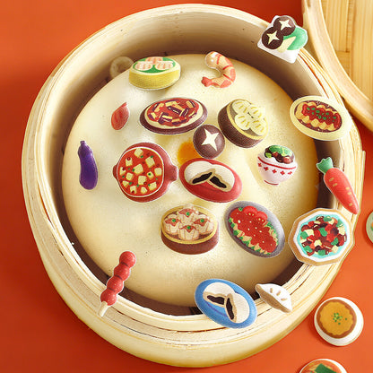 BGM - Squishy 3D Sticker Sheet Vol. 2 - Mini Chinese Food