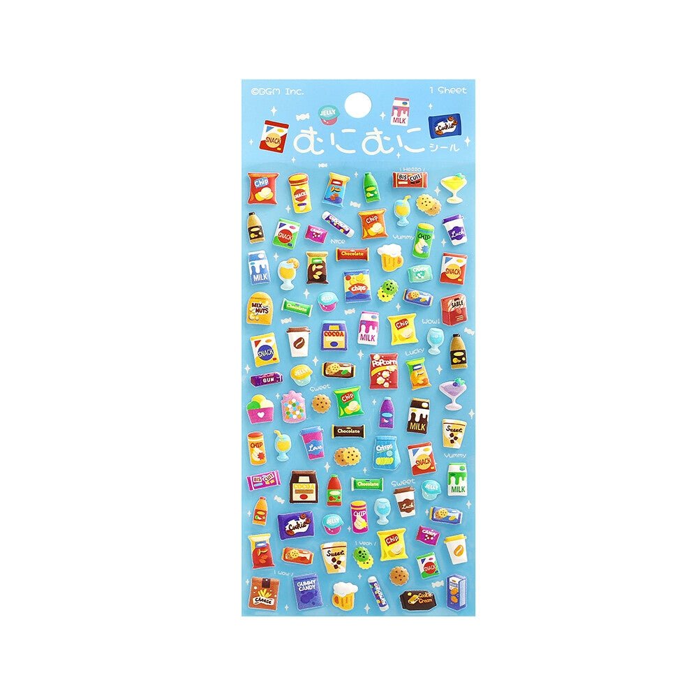 BGM - Squishy 3D Sticker Sheet Vol. 2 - Mini Snacks
