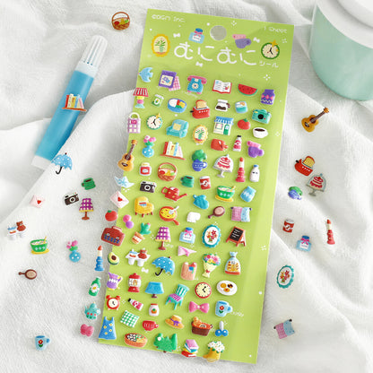 BGM - Squishy 3D Sticker Sheet Vol. 2 - Mini Life