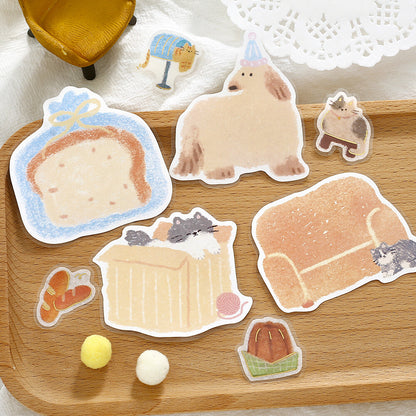 BGM - Writable Flake Stickers - Fuwari Sketch - Yellow