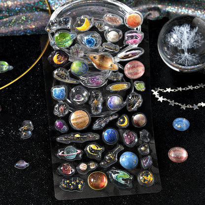 BGM - Kyururun 3D Crystal Sticker Sheet Vol. 4 - Space