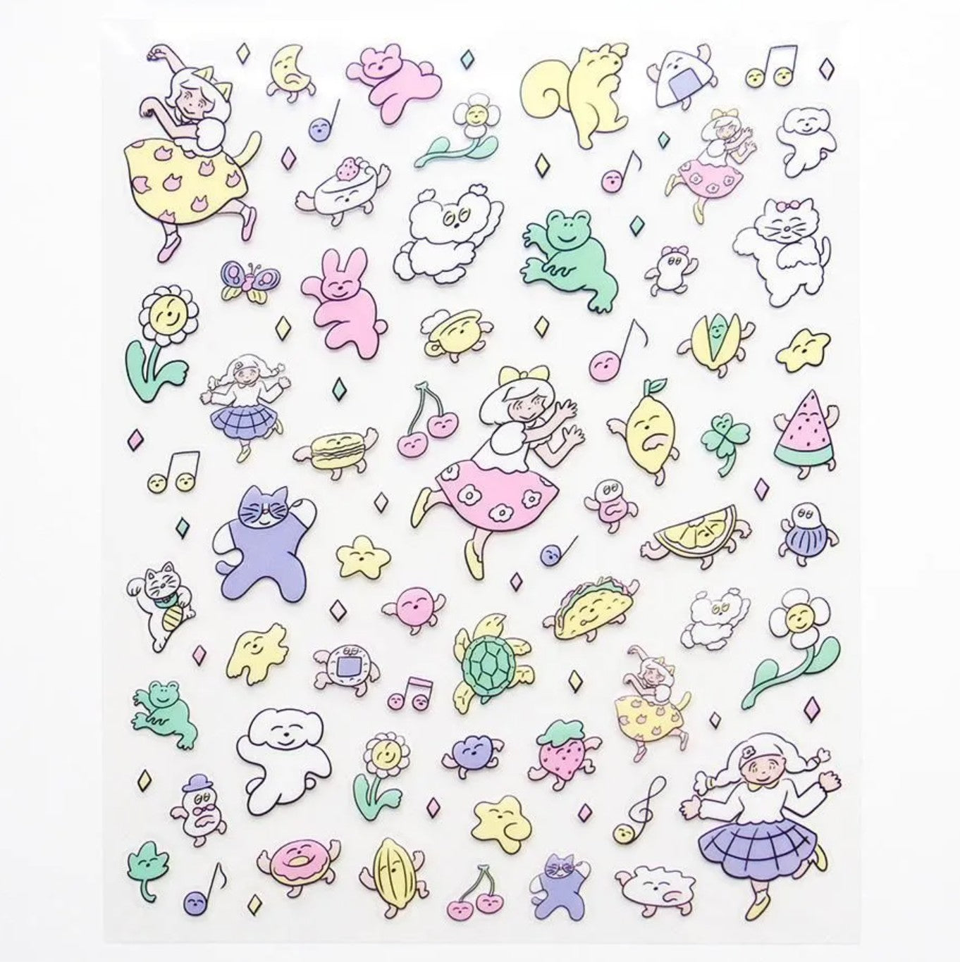 Cozyca - Sticker Sheet - Heisuke Kitazawa - Everyone Dancing