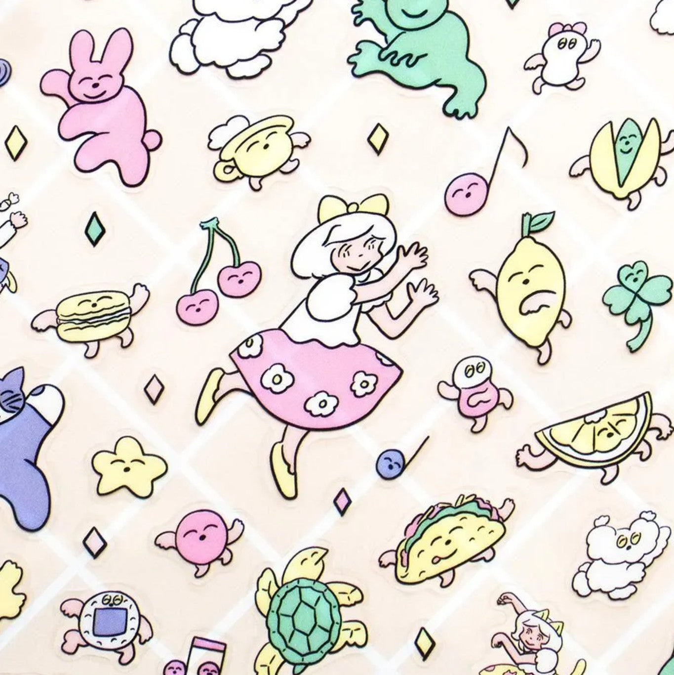 Cozyca - Sticker Sheet - Heisuke Kitazawa - Everyone Dancing
