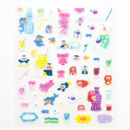 Cozyca - Sticker Sheet - Itoi Yuki - Juice