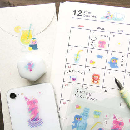 Cozyca - Sticker Sheet - Itoi Yuki - Juice
