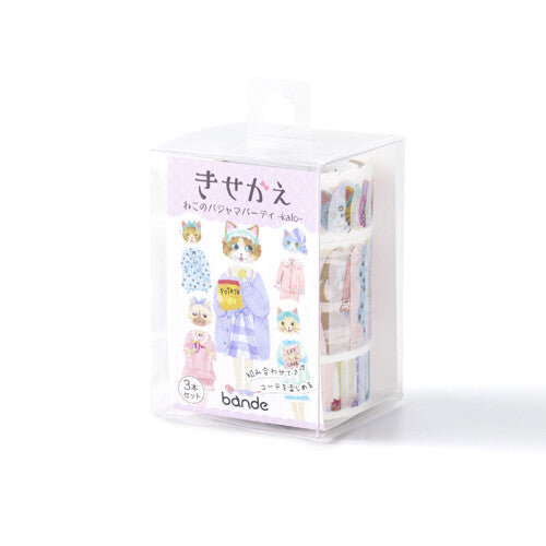 Bande - Sticker Roll - Dress-Up - Cat Girls' Pajama Party