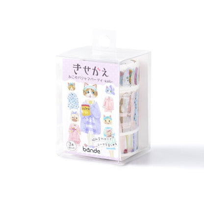 Bande - Sticker Roll - Dress-Up - Cat Girls' Pajama Party