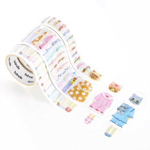 Bande - Sticker Roll - Dress-Up - Cat Girls' Pajama Party