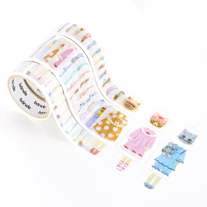 Bande - Sticker Roll - Dress-Up - Cat Girls' Pajama Party