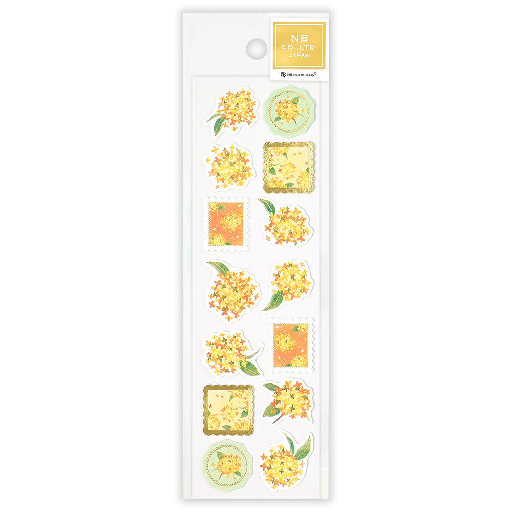 Autumn Limited Japanese-Style Stickers - Autumn Colors - Osmanthus