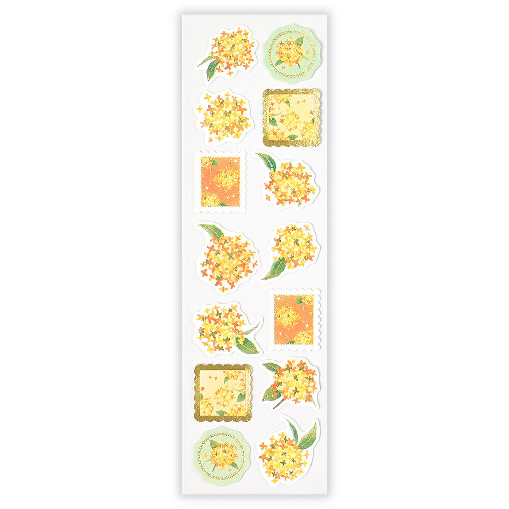 Autumn Limited Japanese-Style Stickers - Autumn Colors - Osmanthus