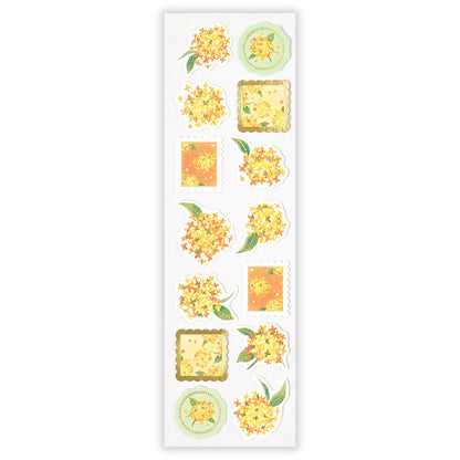 Autumn Limited Japanese-Style Stickers - Autumn Colors - Osmanthus