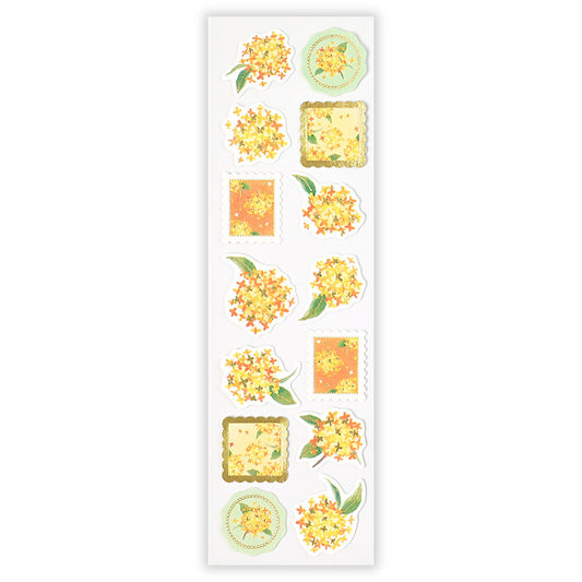 Autumn Limited Japanese-Style Stickers - Autumn Colors - Osmanthus