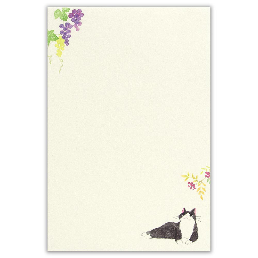 Autumn Limited Series - Nekorobi Illustrated Stationery Pad - Fun Autumn