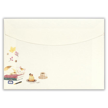 Autumn Limited Series - Nekorobi Illustrated Envelopes - Fun Autumn