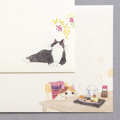 Autumn Limited Series - Nekorobi Illustrated Envelopes - Fun Autumn