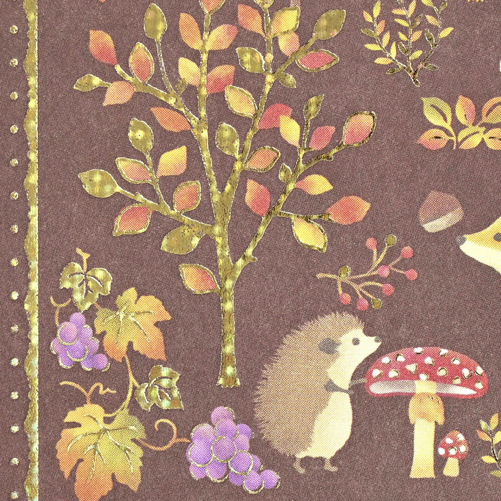 Autumn Limited Foil-Stamped Postcard - Forest