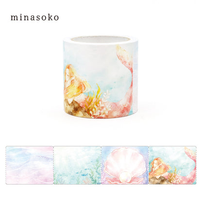 SAIEN - Sticky Notes Roll - Mystical Nature - Minasoko (Underwater) / Mermaid
