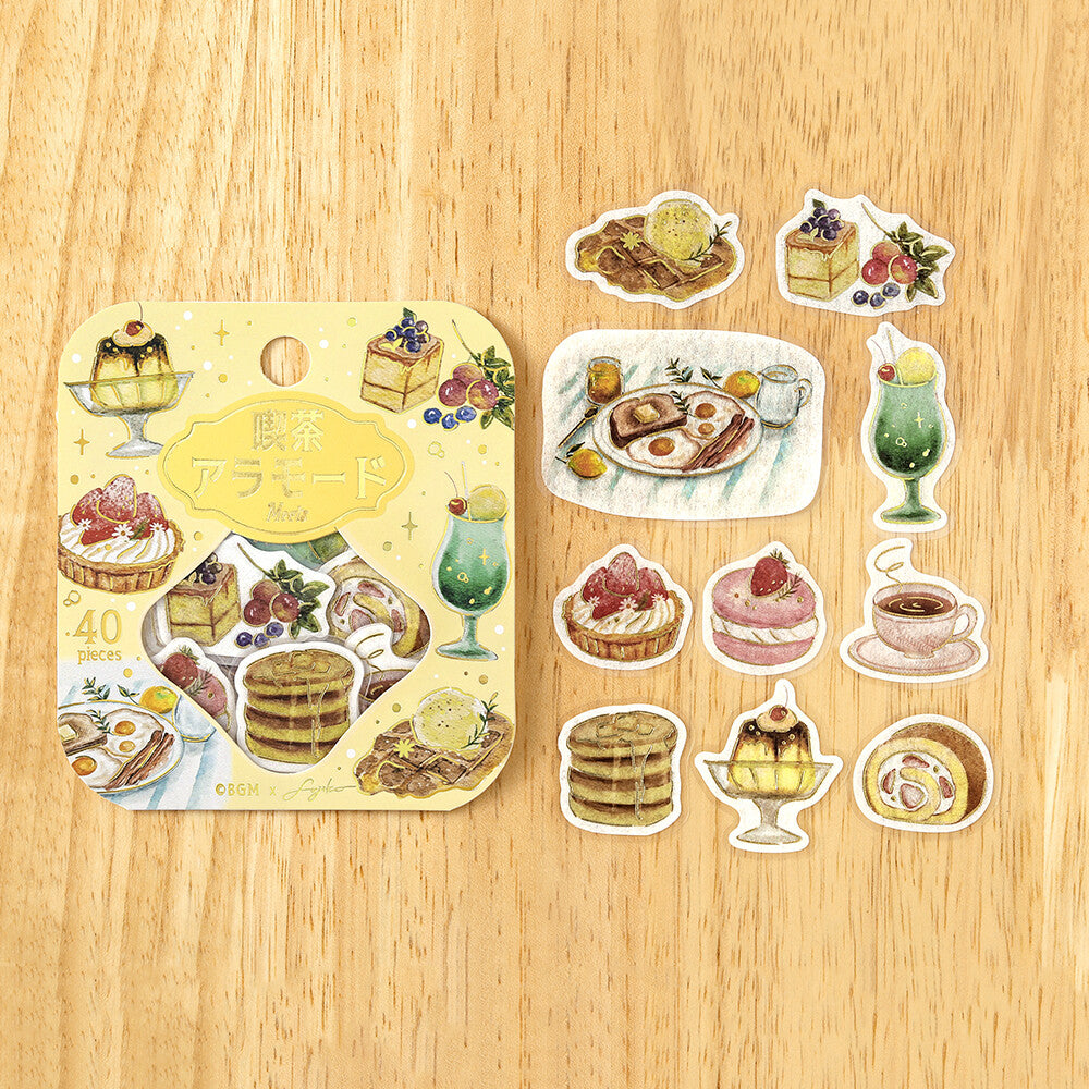 BGM - Flake Stickers - Cafe à la Mode Meets Series - A Sweet Break
