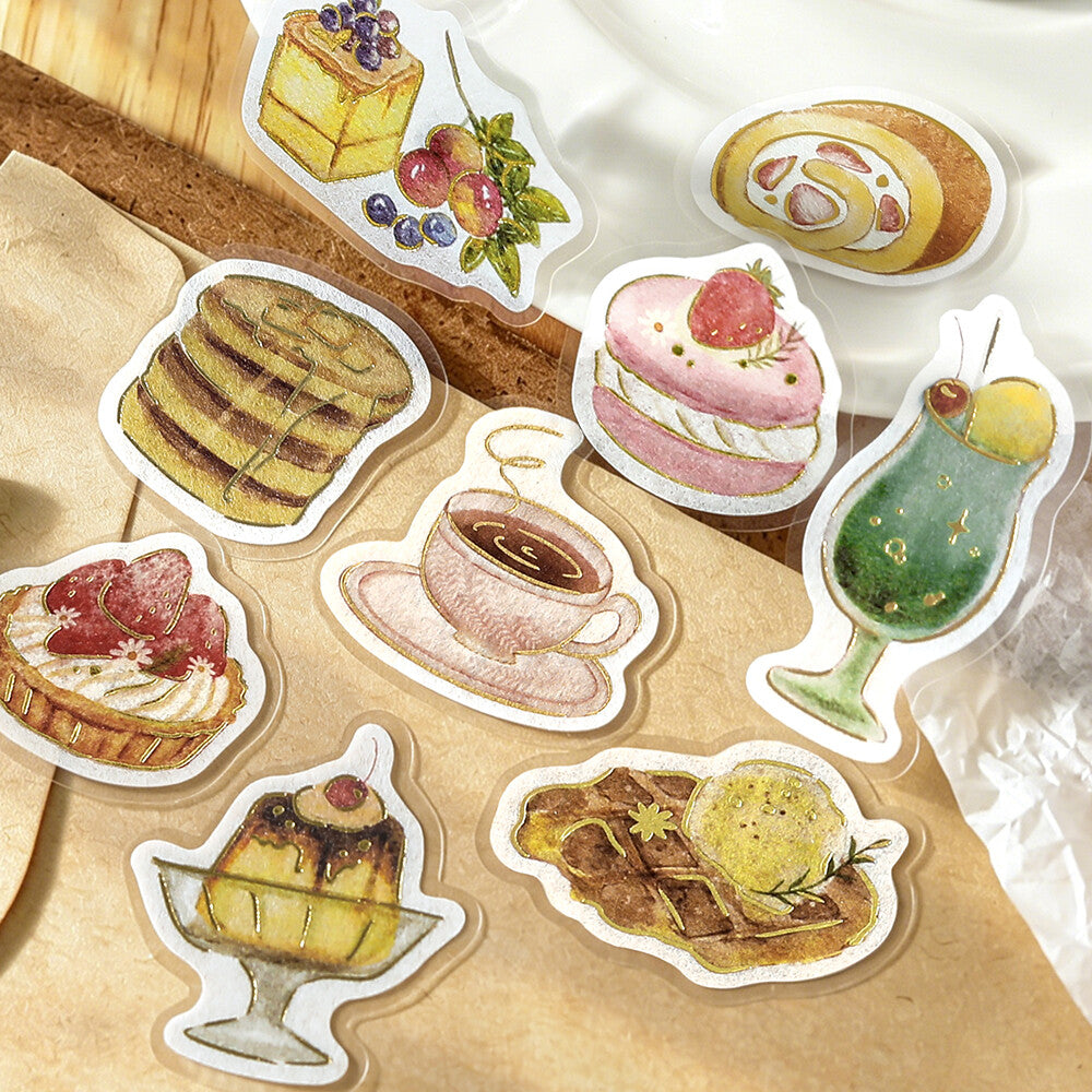 BGM - Flake Stickers - Cafe à la Mode Meets Series - A Sweet Break