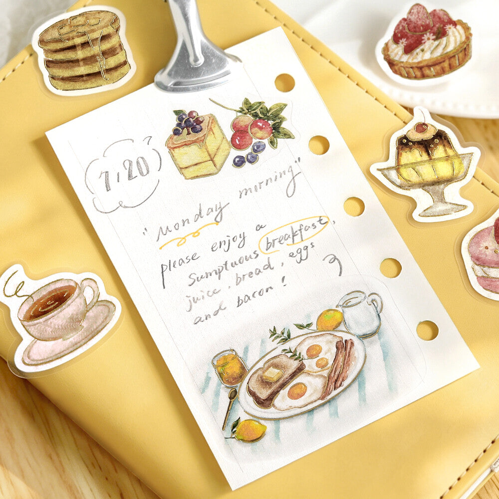 BGM - Flake Stickers - Cafe à la Mode Meets Series - A Sweet Break