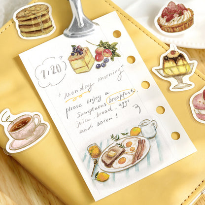 BGM - Flake Stickers - Cafe à la Mode Meets Series - A Sweet Break