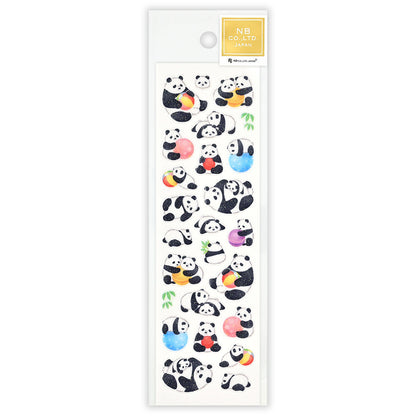 Pure Lame Seal Stickers - Pandas
