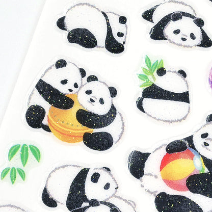 Pure Lame Seal Stickers - Pandas