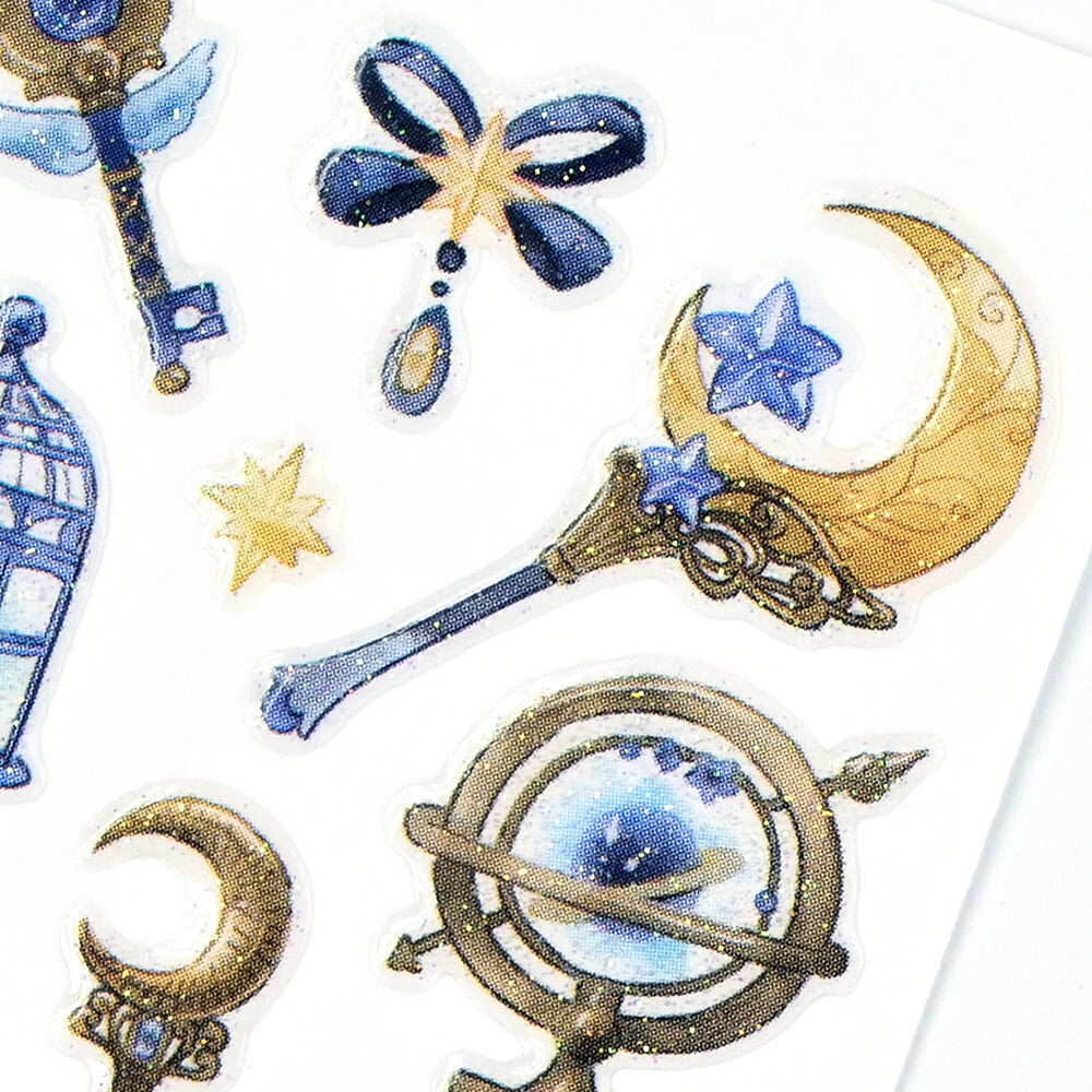 Pure Lame Seal Stickers - Magical Blue