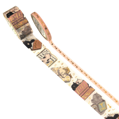 SEAL-DO Shinzi Katoh - Sparkling Washi Tape Set - My Dear Cats - Reading Cat