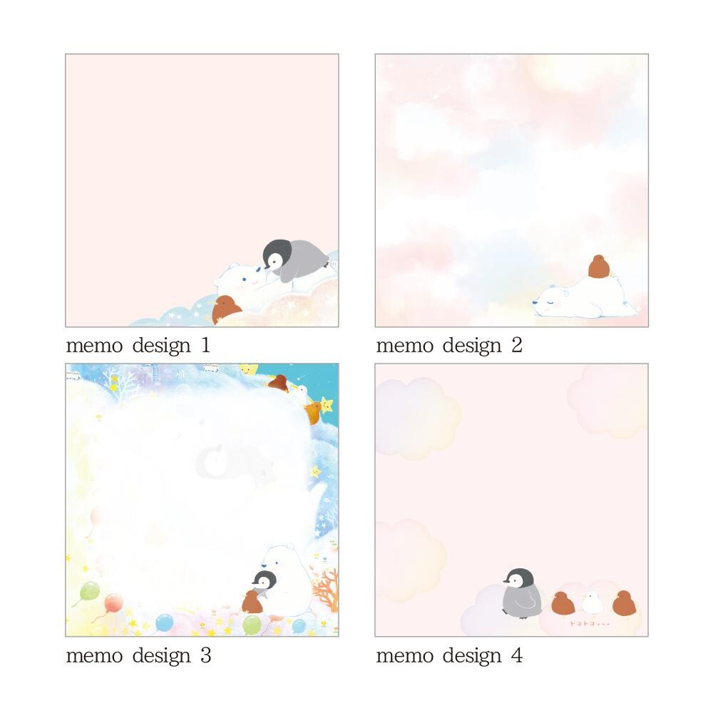 Asano Yoshida - Memo Pad - Cotton Candy Clouds and Dreamy Feelings