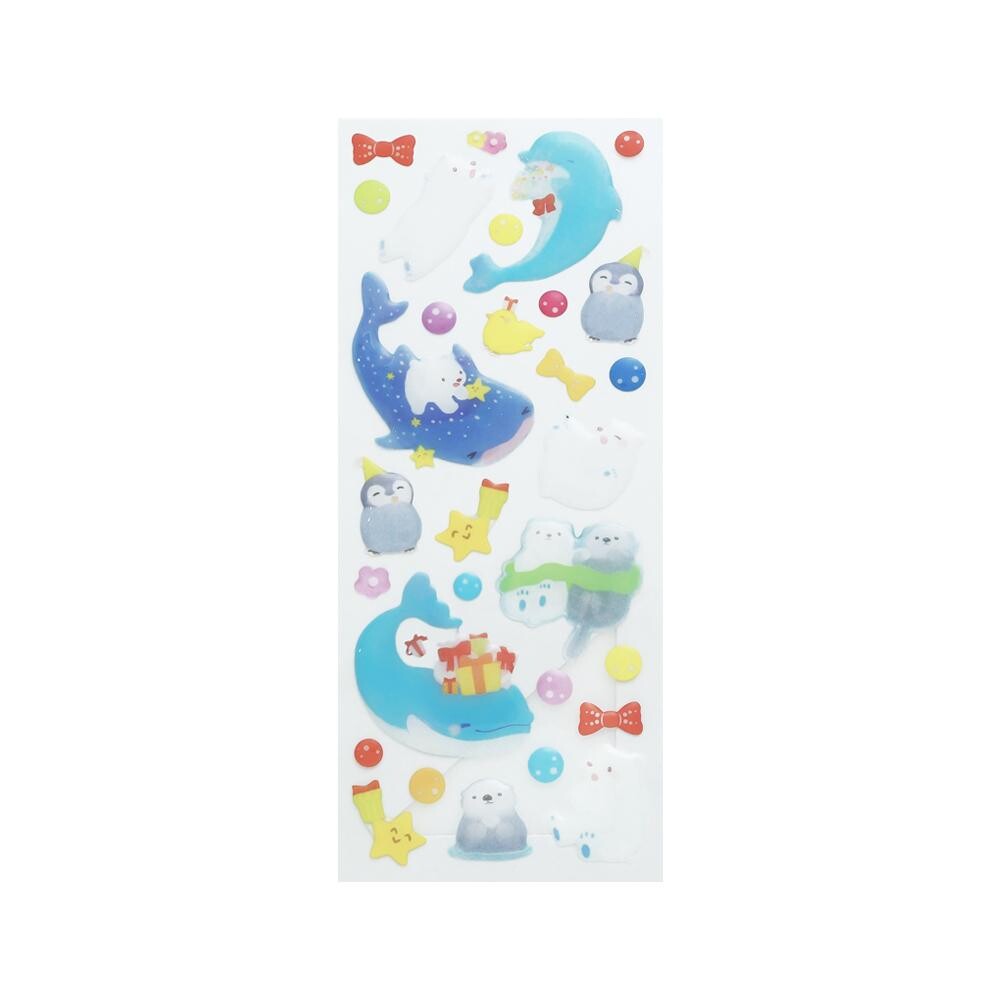 Asano Yoshida - Drop Stickers - Polar Bear and Happiness Daily