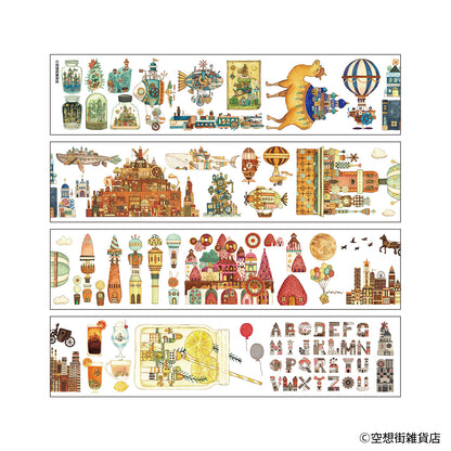 Komamono Lab x Fantasy Town General Store - Clear Sticker Tape Roll