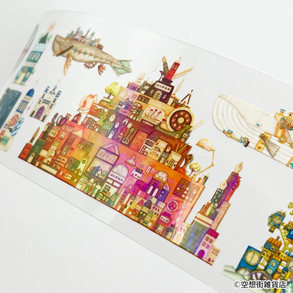 Komamono Lab x Fantasy Town General Store - Clear Sticker Tape Roll