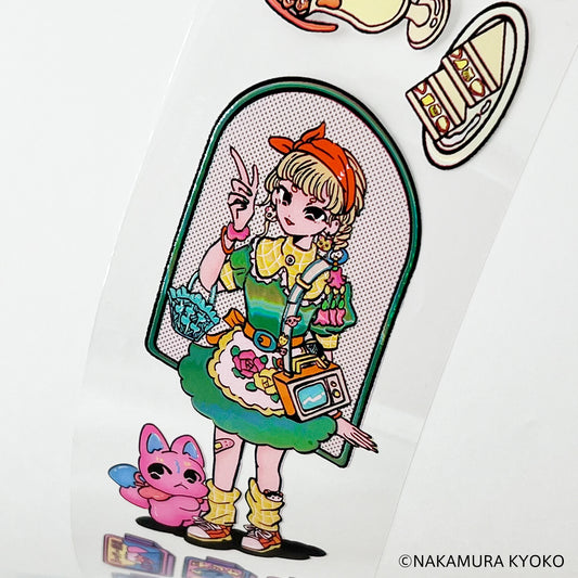Komamono Lab x Kyoko Nakamura - Clear Sticker Tape Roll