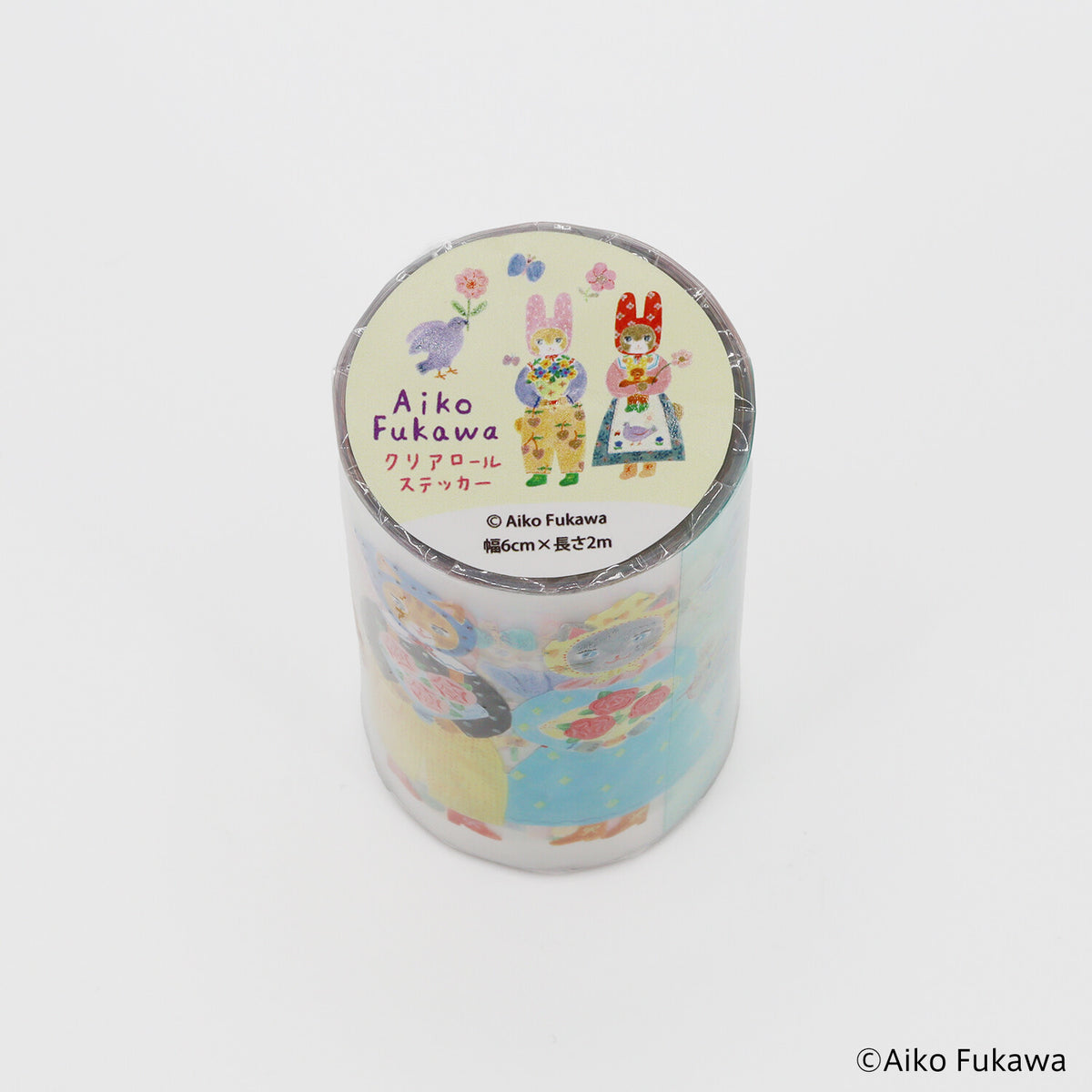 Komamono Lab x Aiko Fukawa - Clear Sticker Tape Roll