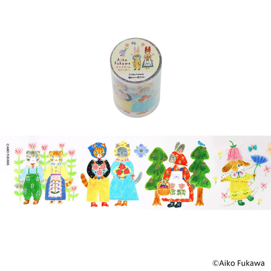 Komamono Lab x Aiko Fukawa - Clear Sticker Tape Roll