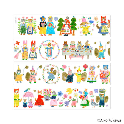 Komamono Lab x Aiko Fukawa - Clear Sticker Tape Roll