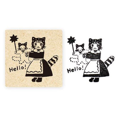 Cozyca - Rubber Stamp - Aiko Fukawa - Hello