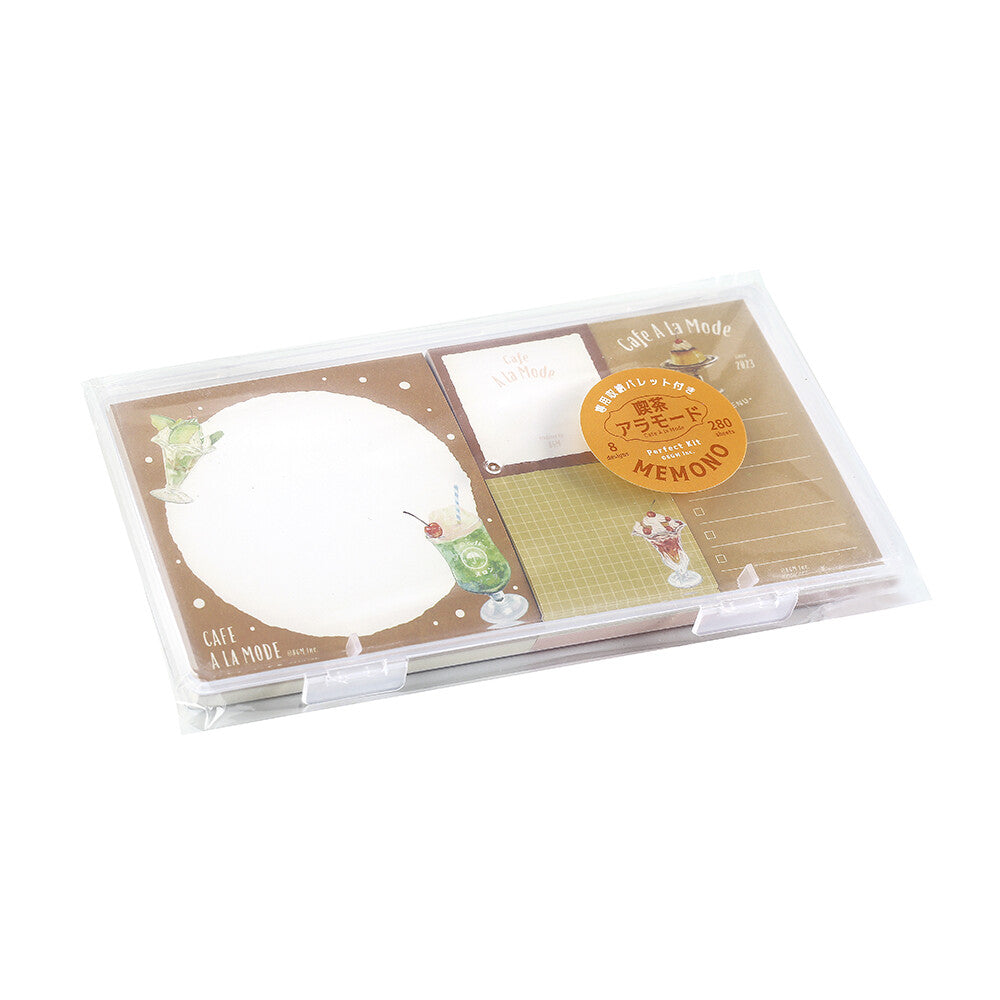 BGM - Memono Memo Pad Set - Cafe à la Mode