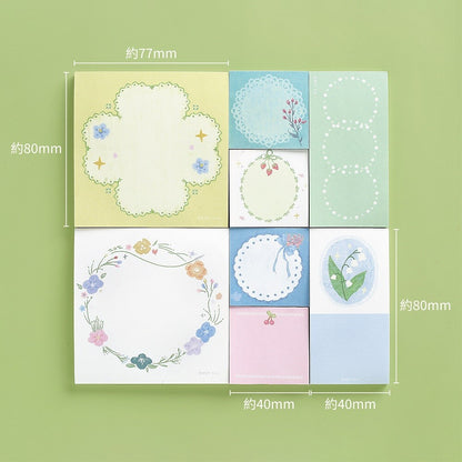 BGM - Memono Memo Pad Set - Flower Language