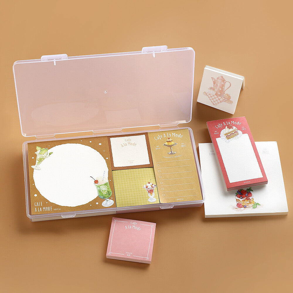 BGM - Memono Memo Pad Set - Cafe à la Mode