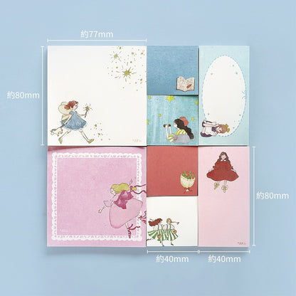 BGM - Memono Memo Pad Set - Dreaming Girl / Flying Girl